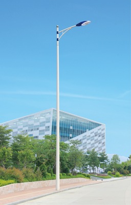 8米A字臂單頭路燈桿