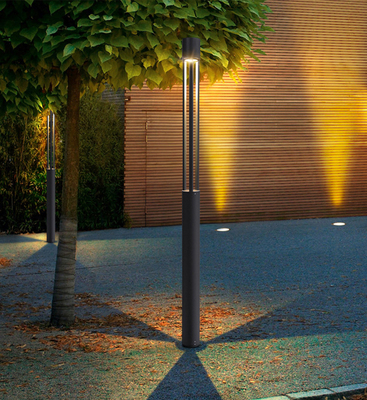 LED现代圆形简约款庭院灯