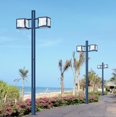 双头方形简约款庭院灯-